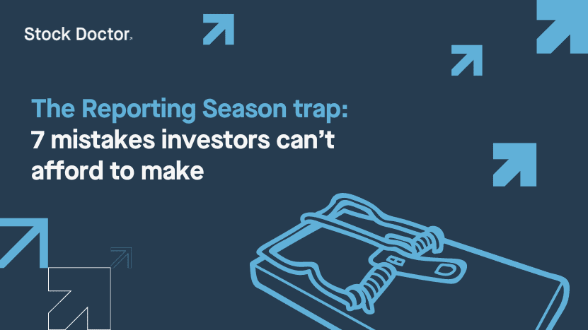 Blue infographic about Reporting Season